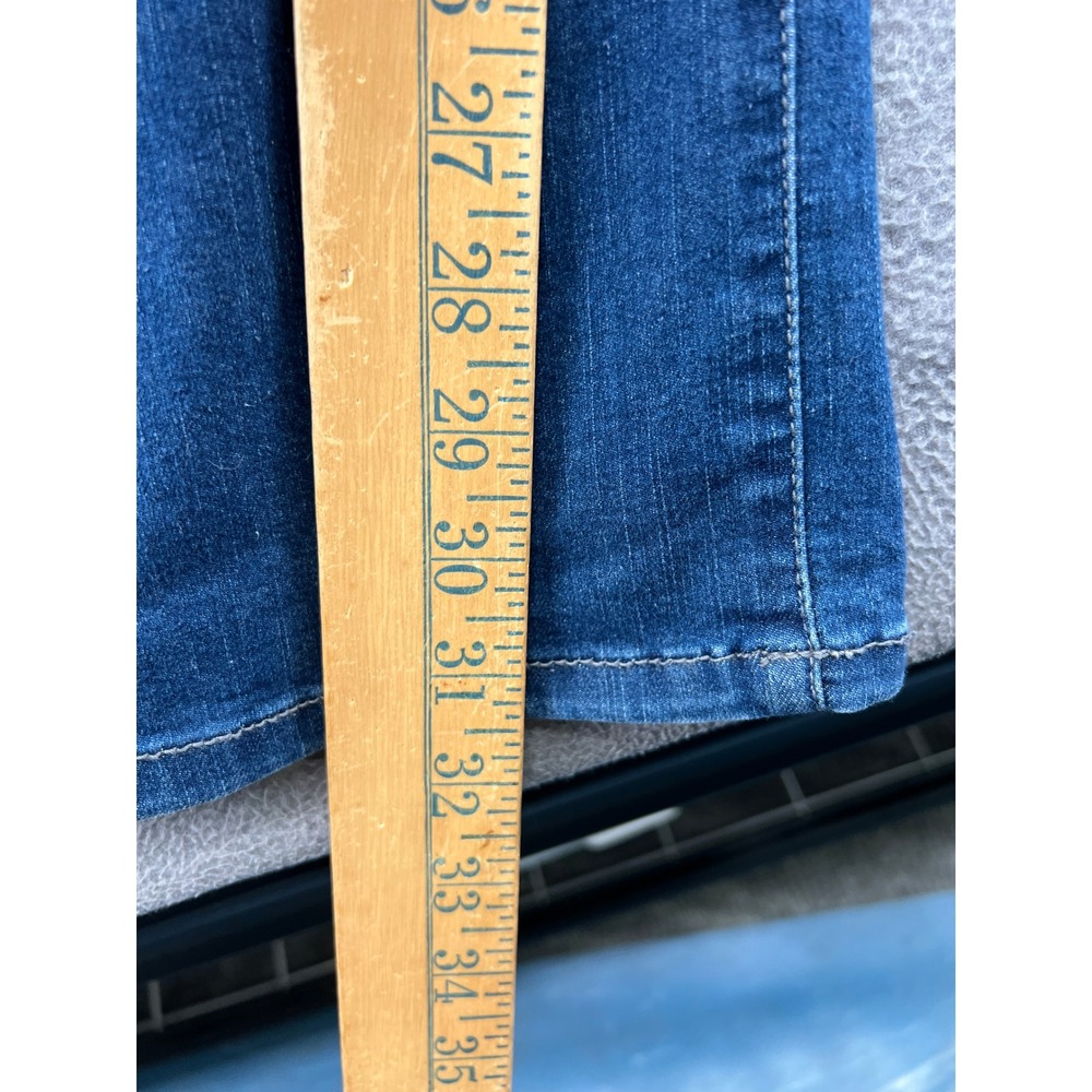 Bandolino Jeans Theadora Tummy Toner Pull On Straight Leg Blue Medium Wash 16W - Picture 7 of 13